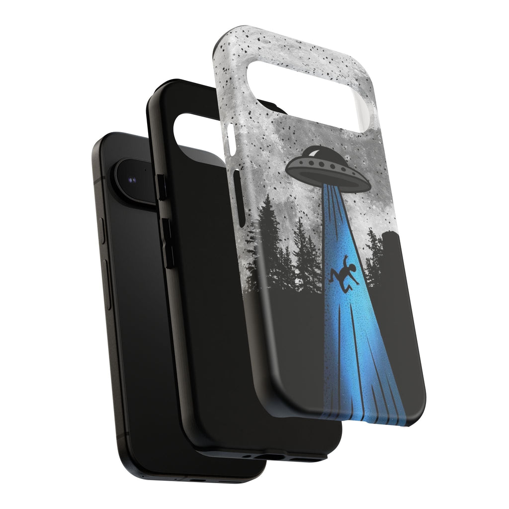 UFO Abduction Moonlight Phone Case – Alien Sci-Fi Cosmic Design Printify