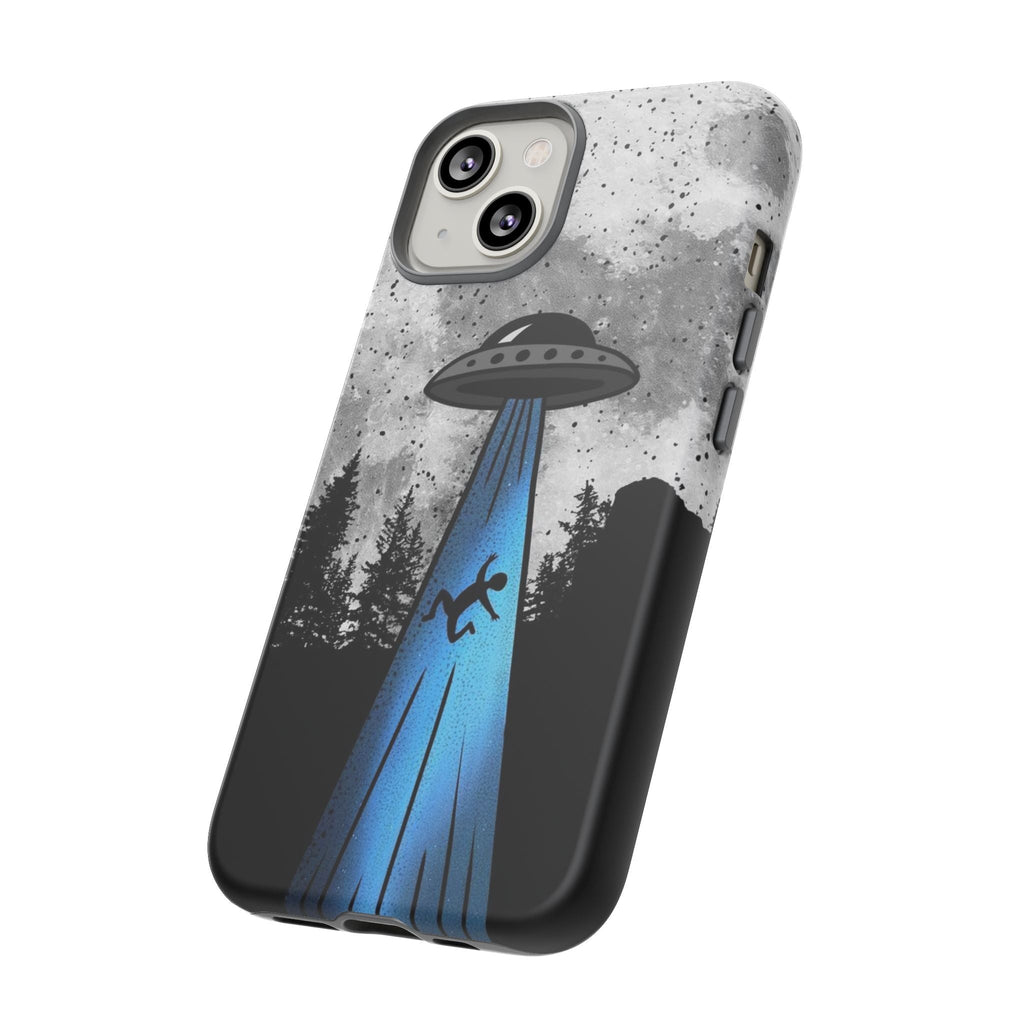 UFO Abduction Moonlight Phone Case – Alien Sci-Fi Cosmic Design Printify