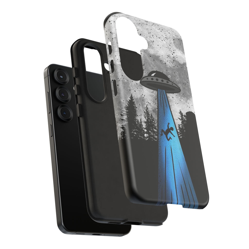 UFO Abduction Moonlight Phone Case – Alien Sci-Fi Cosmic Design Printify