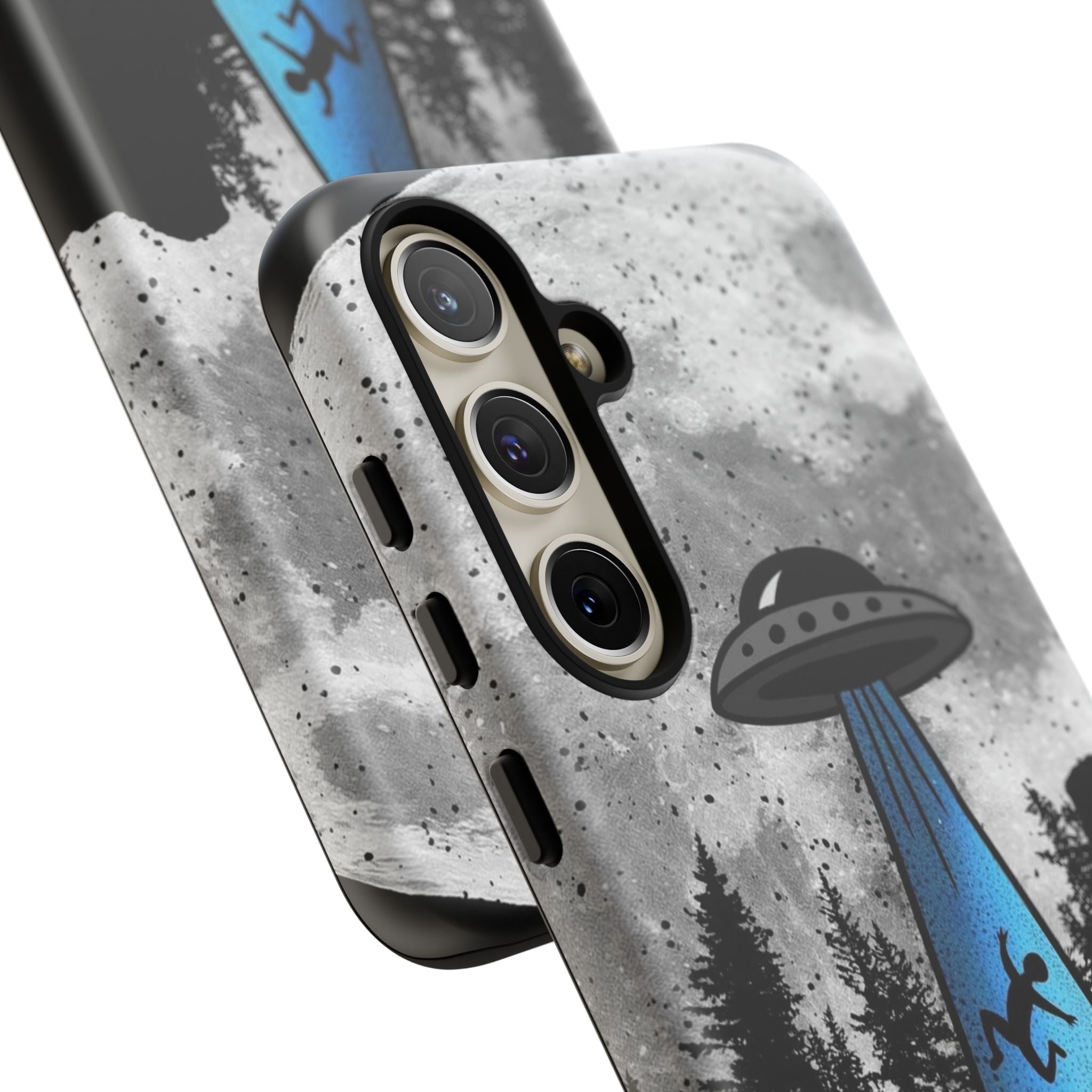UFO Abduction Moonlight Phone Case – Alien Sci-Fi Cosmic Design Printify