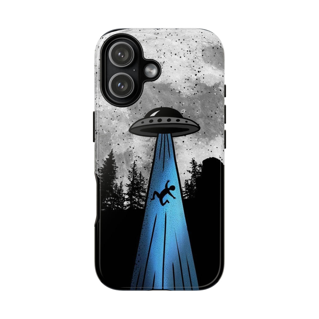 UFO Abduction Moonlight Phone Case – Alien Sci-Fi Cosmic Design Printify