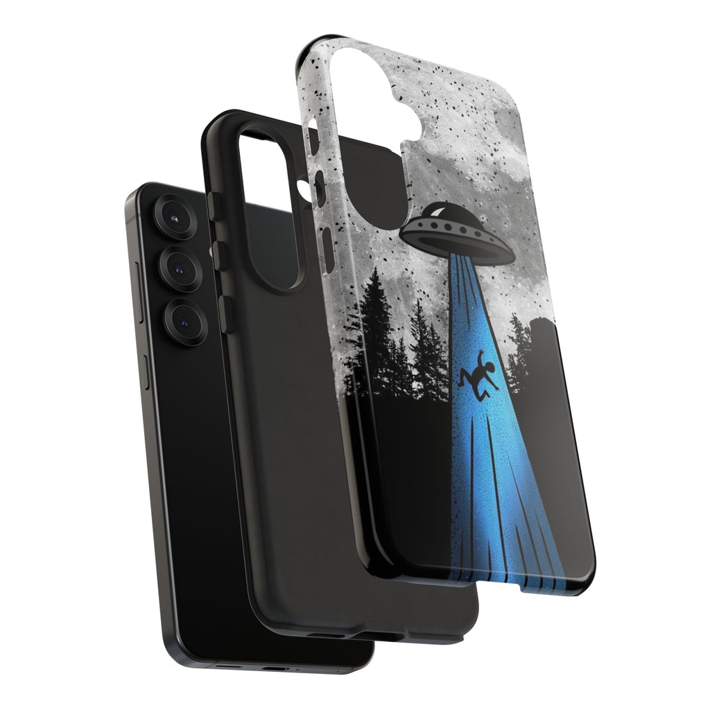 UFO Abduction Moonlight Phone Case – Alien Sci-Fi Cosmic Design Printify