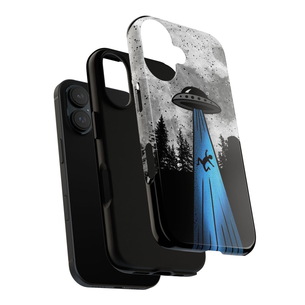 UFO Abduction Moonlight Phone Case – Alien Sci-Fi Cosmic Design Printify