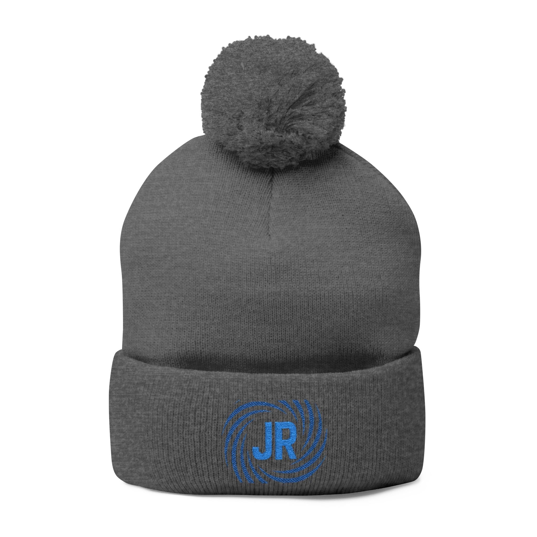 Pom-Pom Knit Cap (Embroidery) Printify