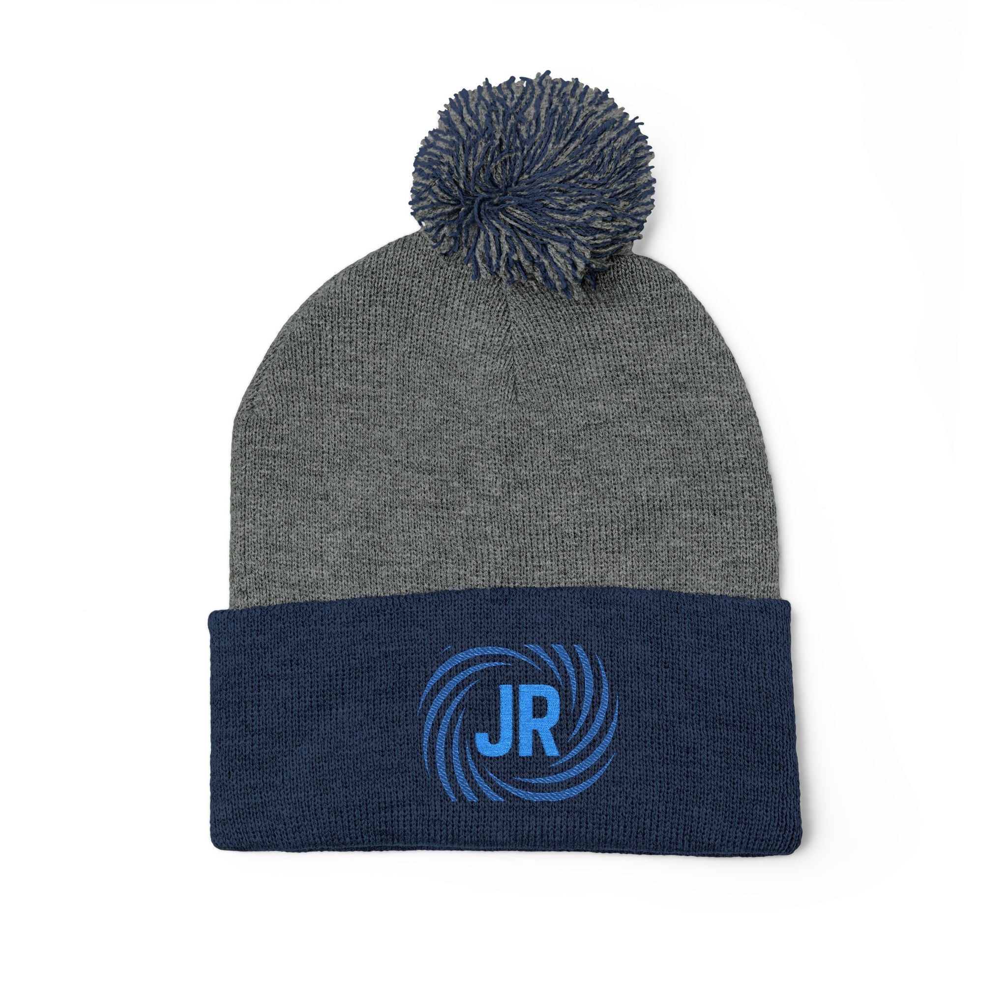 Pom-Pom Knit Cap (Embroidery) Printify