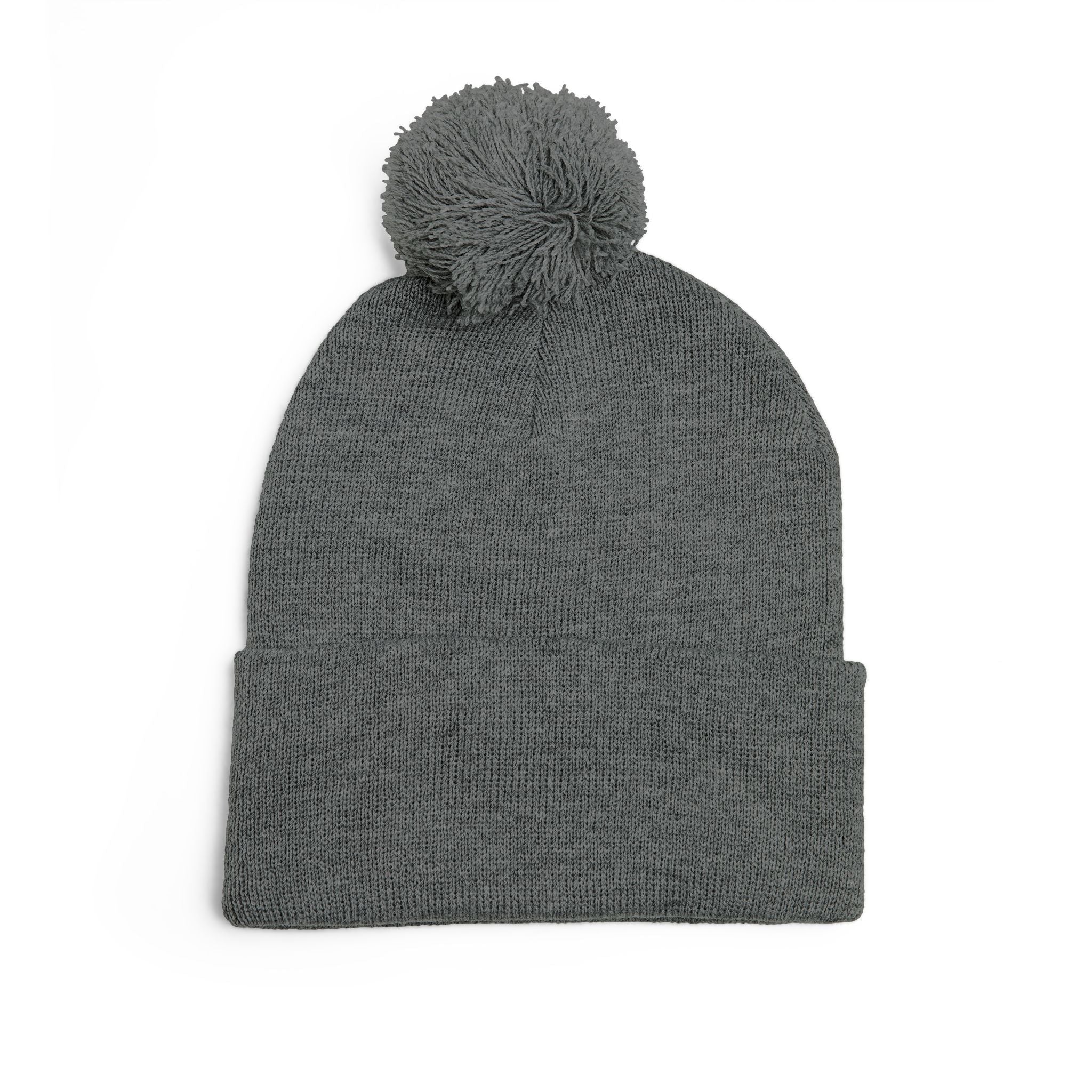 Pom-Pom Knit Cap (Embroidery) Printify