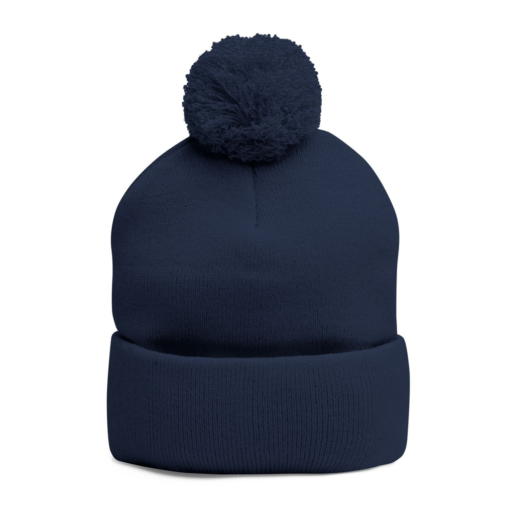 Pom-Pom Knit Cap (Embroidery)