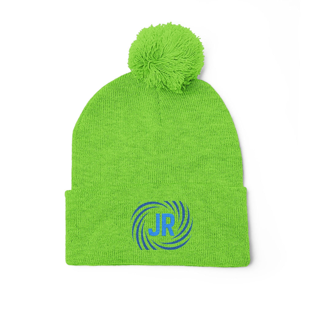 Pom-Pom Knit Cap (Embroidery) Printify