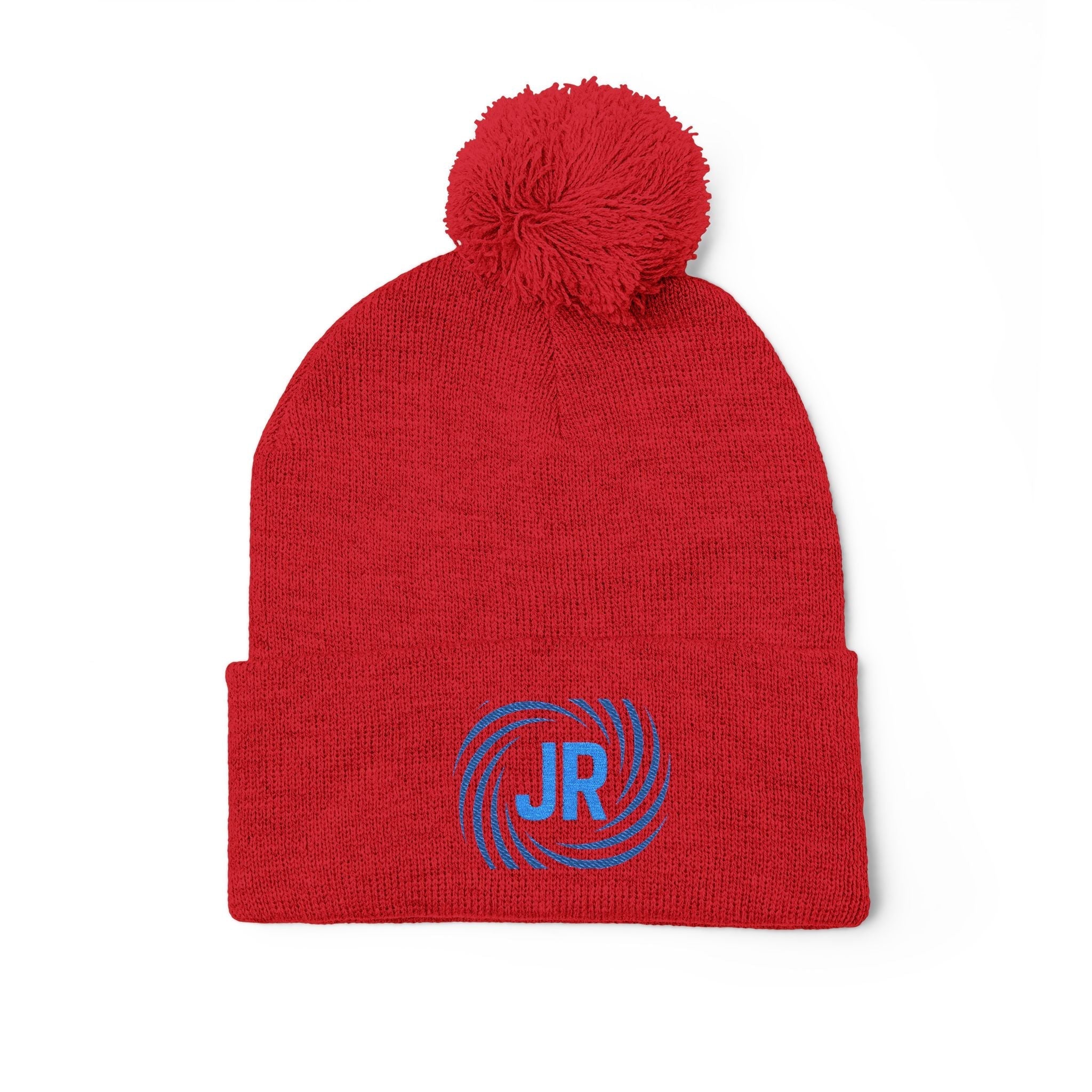 Pom-Pom Knit Cap (Embroidery) Printify