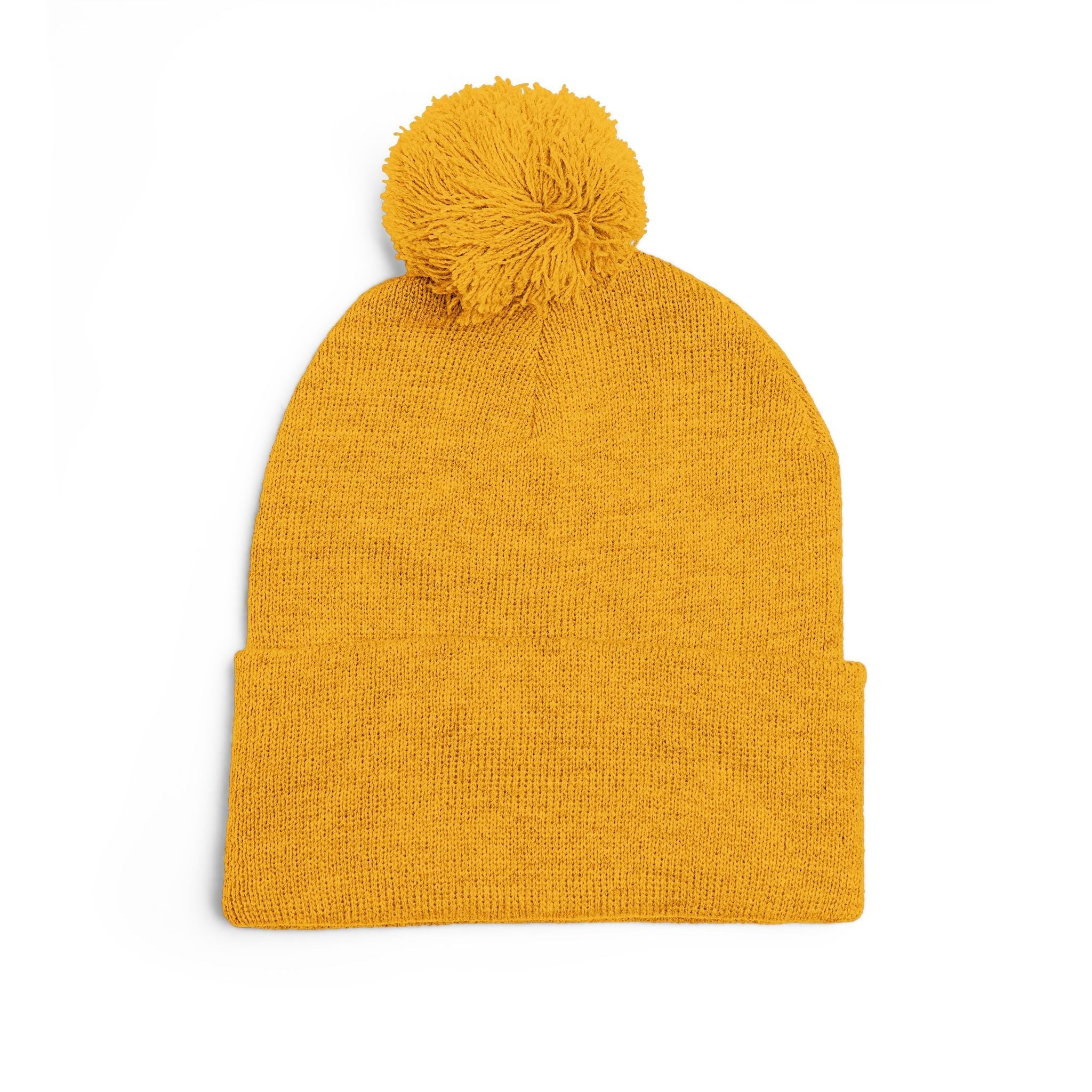 Pom-Pom Knit Cap (Embroidery) Printify