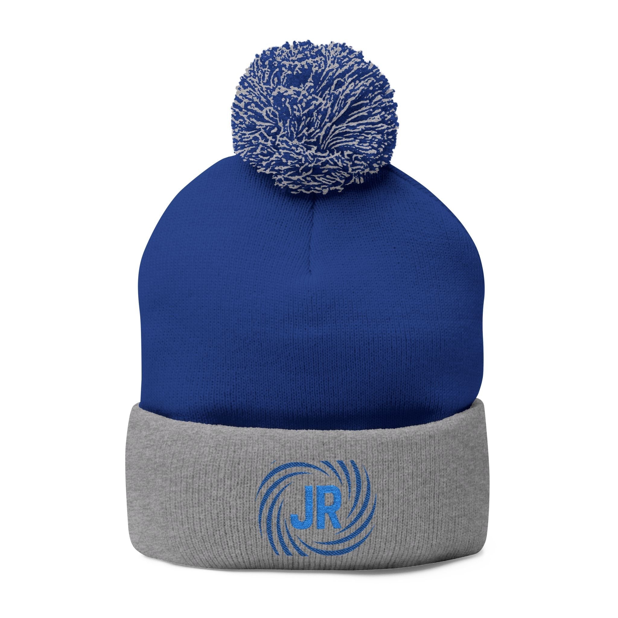 Pom-Pom Knit Cap (Embroidery) Printify