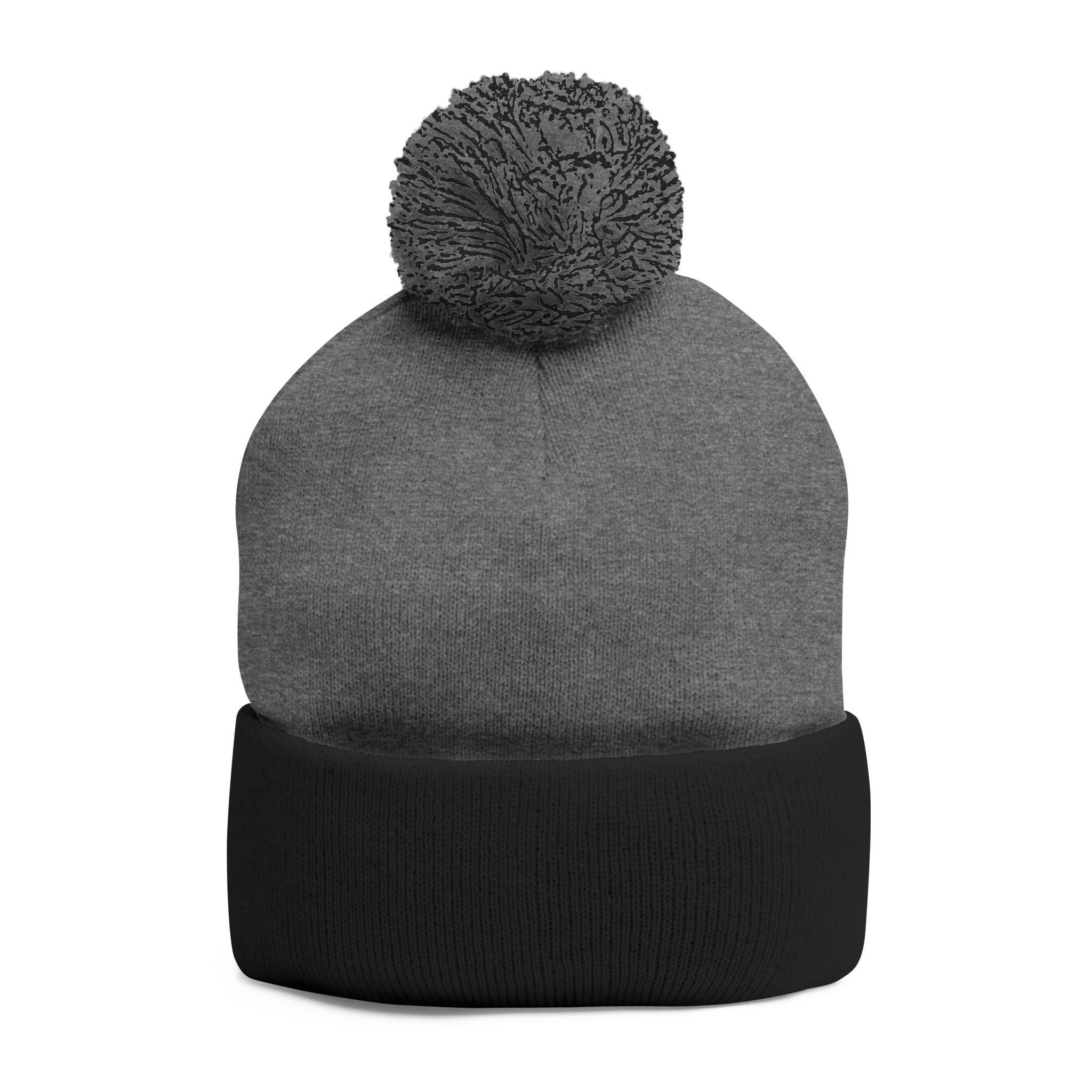 Pom-Pom Knit Cap (Embroidery) Printify