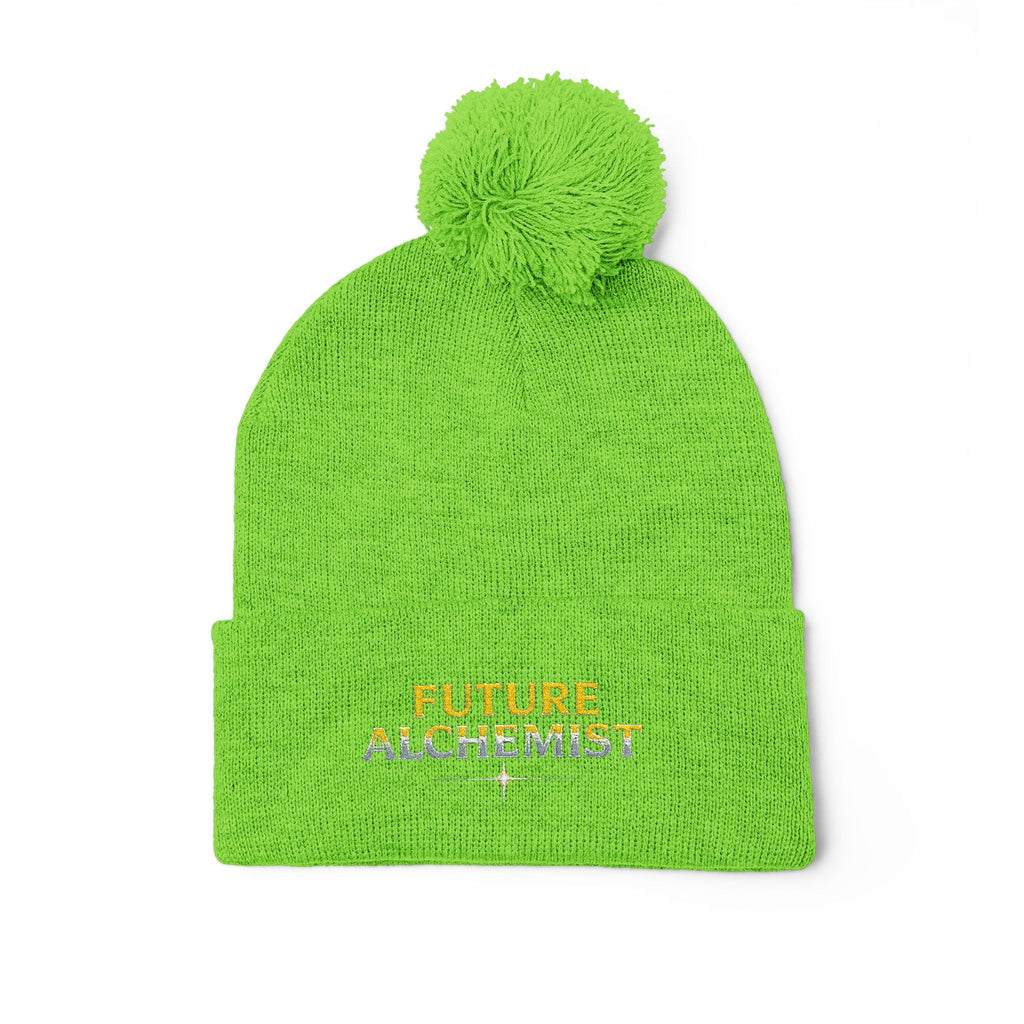 Pom-Pom Knit Cap (Embroidery) Printify