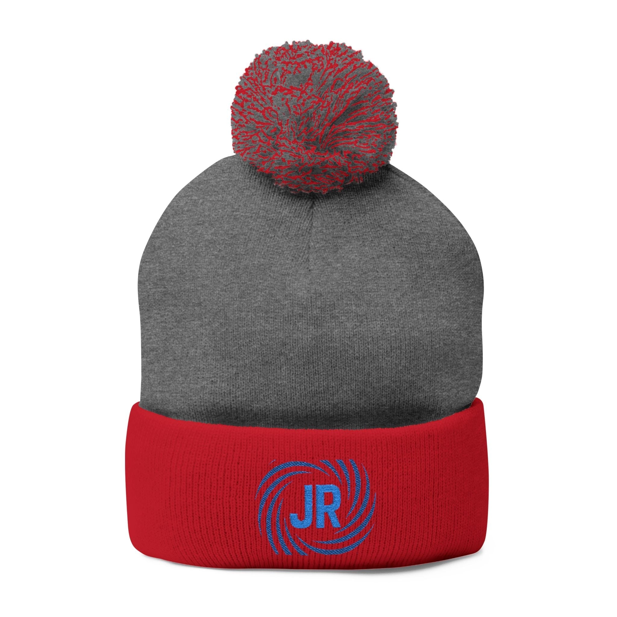 Pom-Pom Knit Cap (Embroidery) Printify