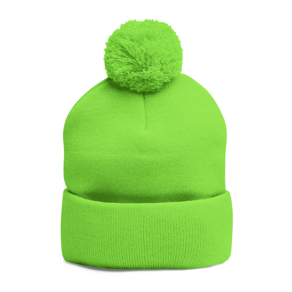 Pom-Pom Knit Cap (Embroidery) Printify