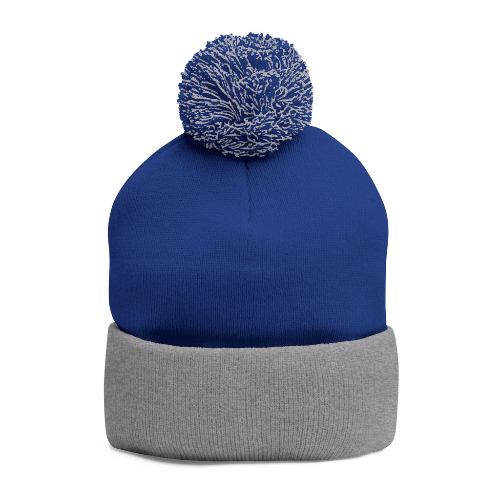 Pom-Pom Knit Cap (Embroidery)