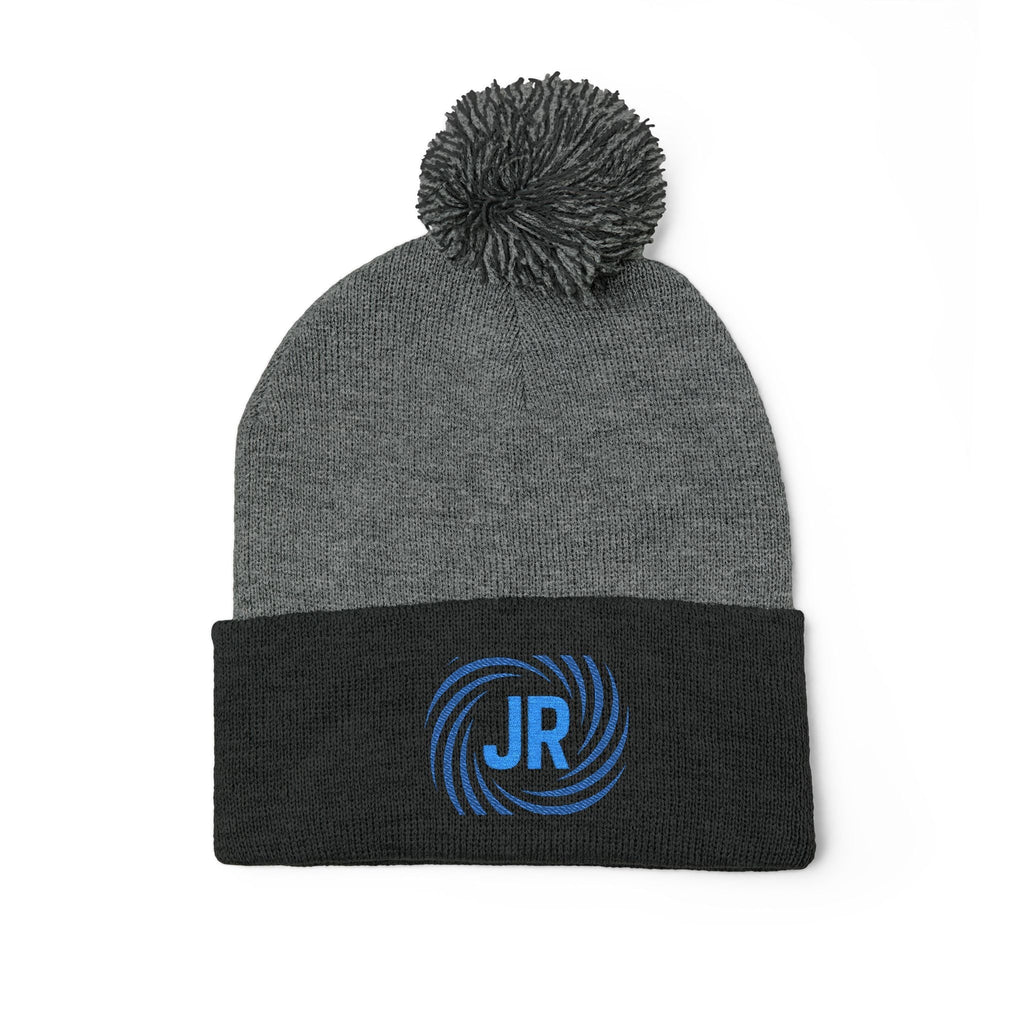 Pom-Pom Knit Cap (Embroidery) Printify