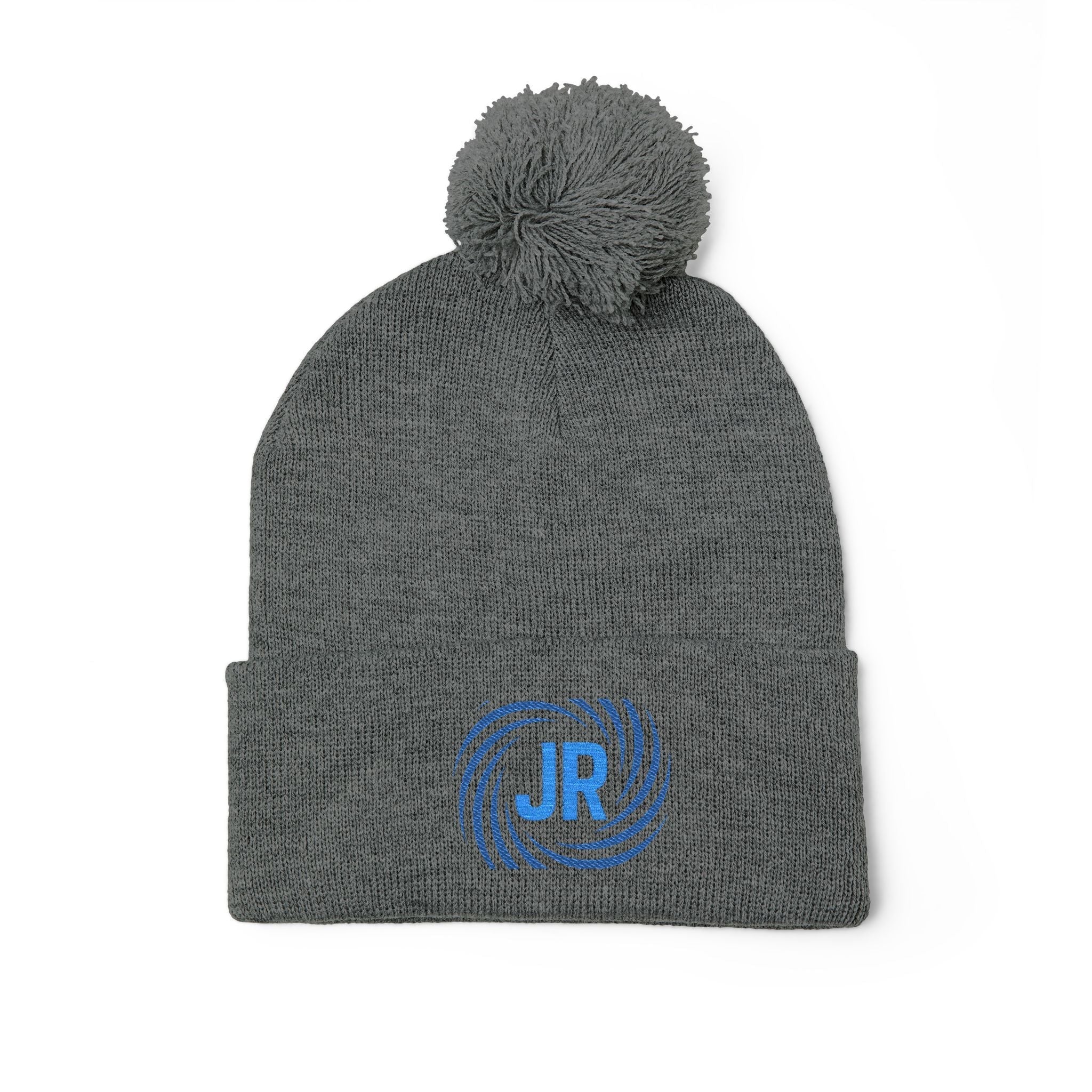 Pom-Pom Knit Cap (Embroidery) Printify