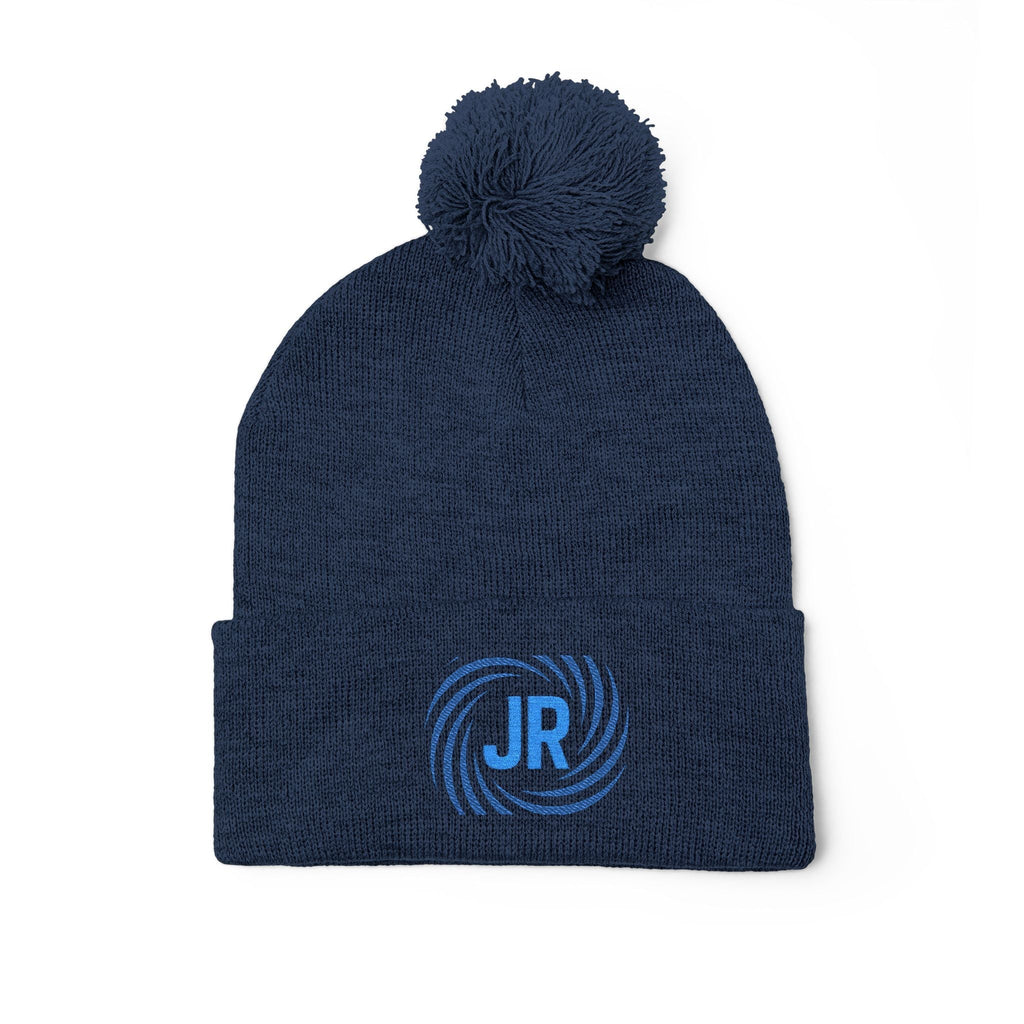 Pom-Pom Knit Cap (Embroidery) Printify