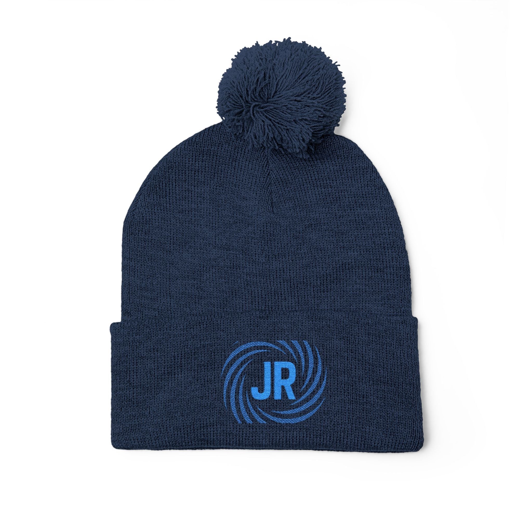 Pom-Pom Knit Cap (Embroidery) Printify