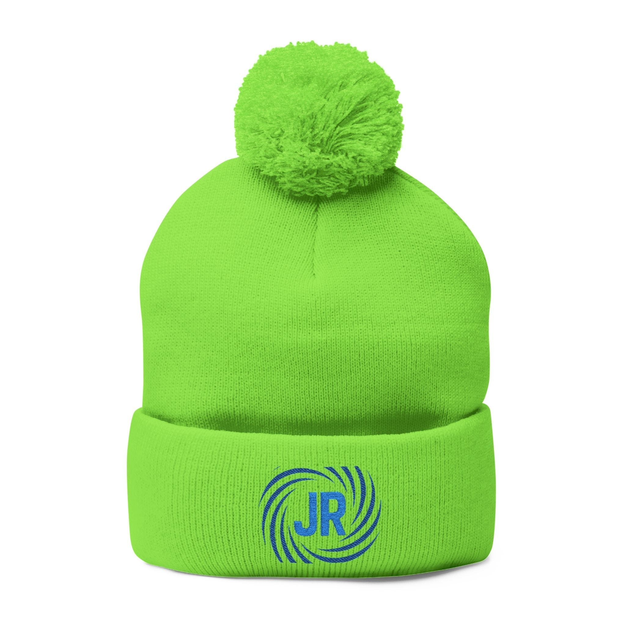 Pom-Pom Knit Cap (Embroidery) Printify