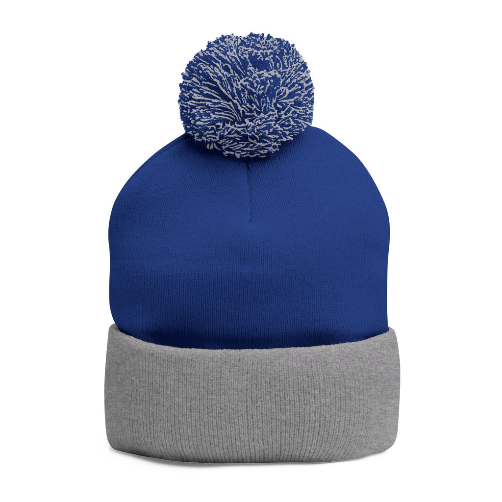 Pom-Pom Knit Cap (Embroidery) Printify