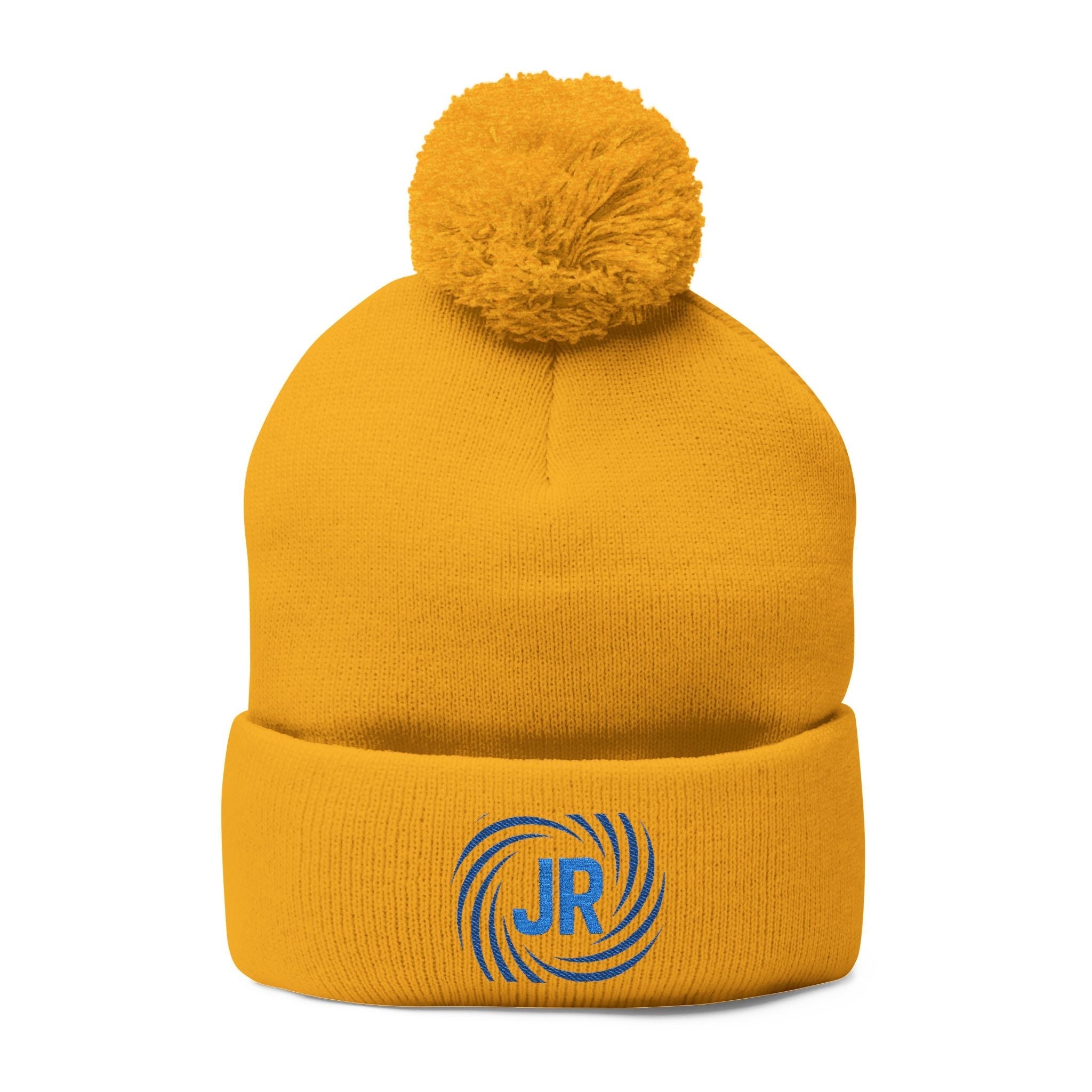 Pom-Pom Knit Cap (Embroidery) Printify