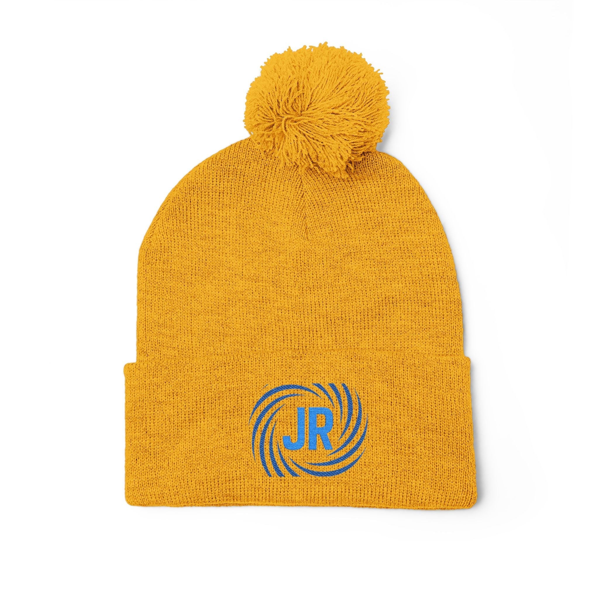 Pom-Pom Knit Cap (Embroidery) Printify