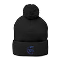 Pom-Pom Knit Cap (Embroidery)
