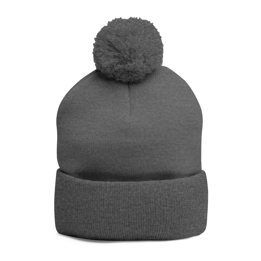 Pom-Pom Knit Cap (Embroidery) Printify