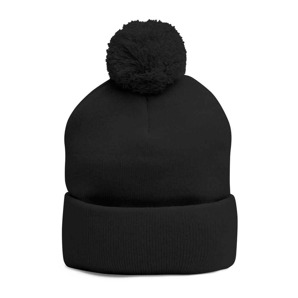 Pom-Pom Knit Cap (Embroidery) Printify