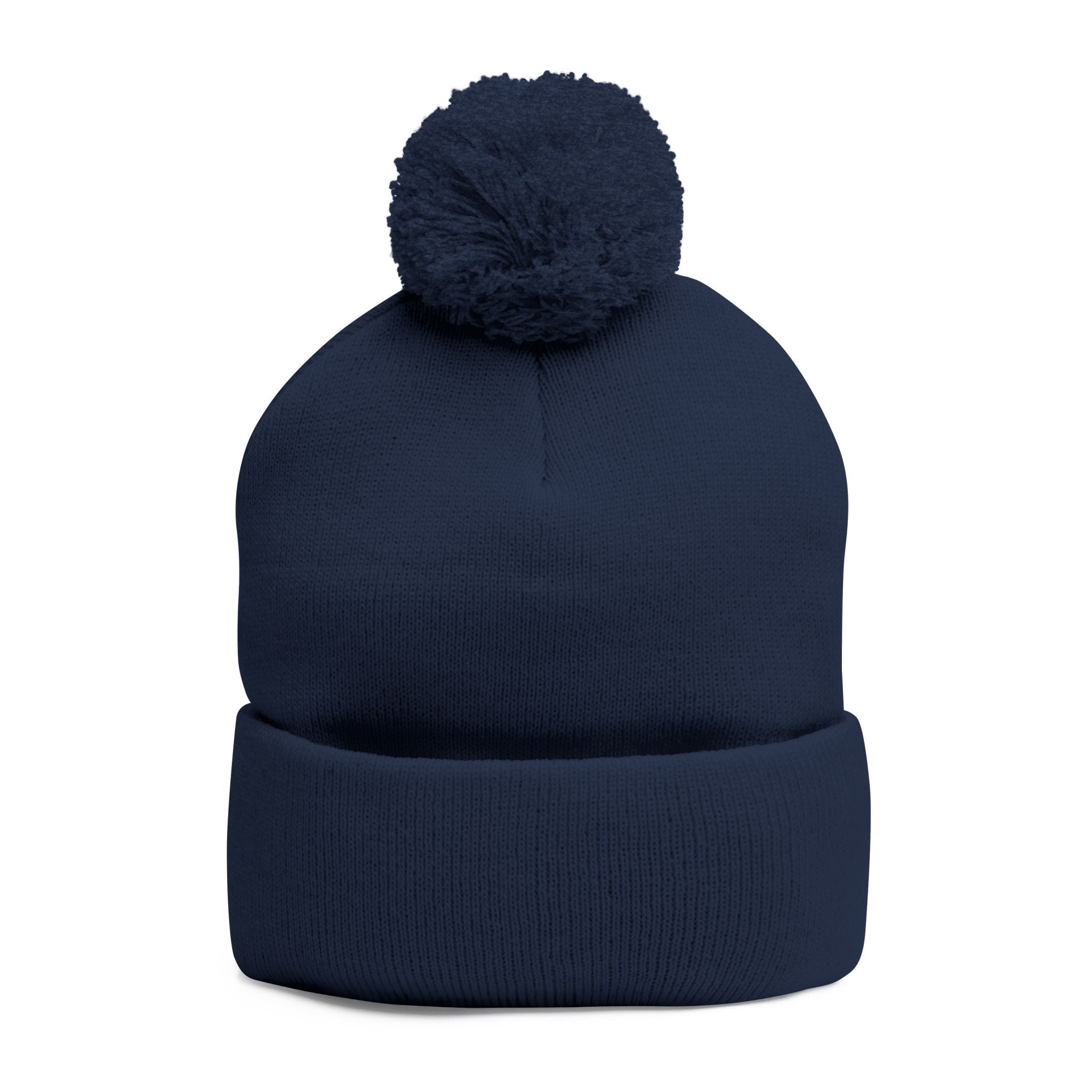 Pom-Pom Knit Cap (Embroidery) Printify