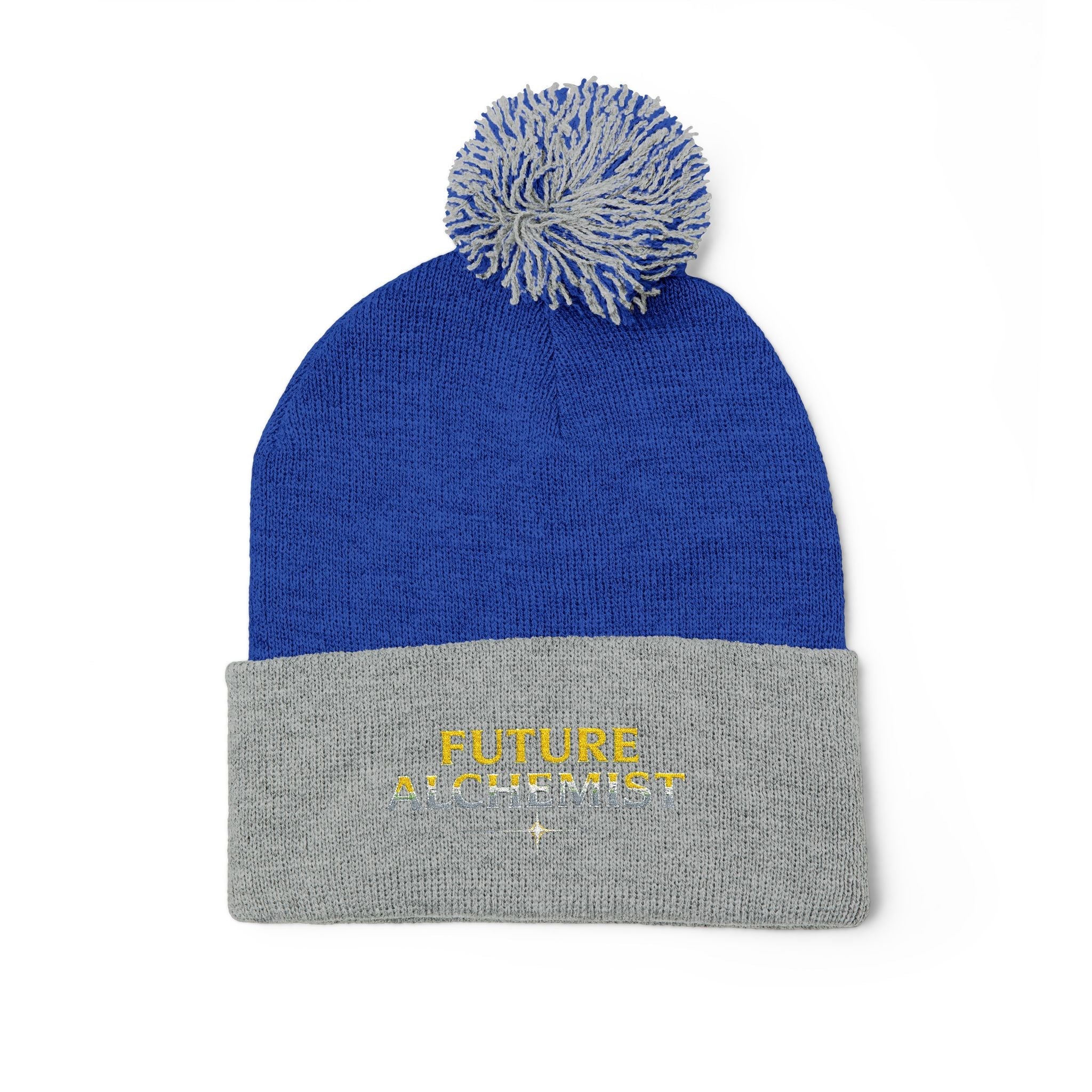 Pom-Pom Knit Cap (Embroidery) Printify