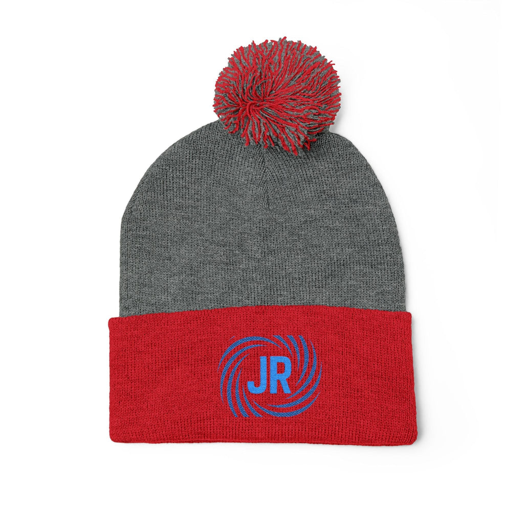 Pom-Pom Knit Cap (Embroidery) Printify