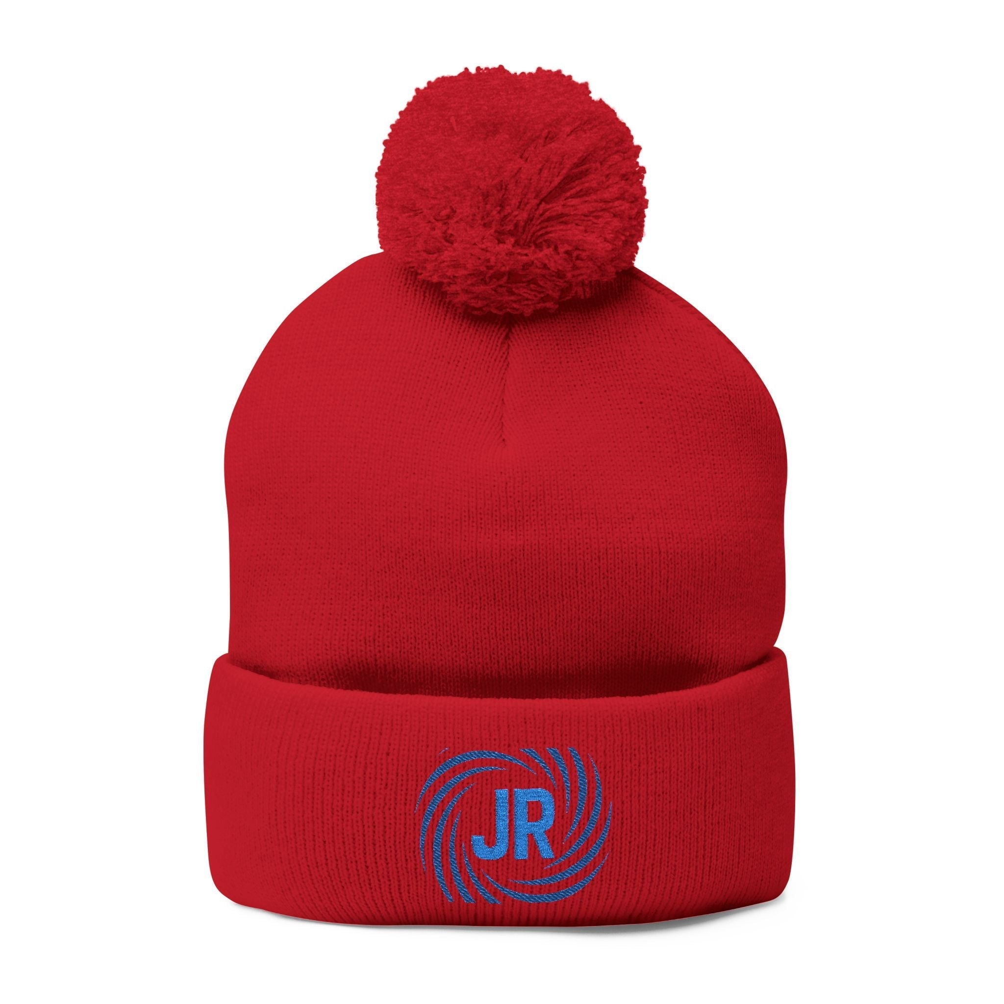 Pom-Pom Knit Cap (Embroidery) Printify