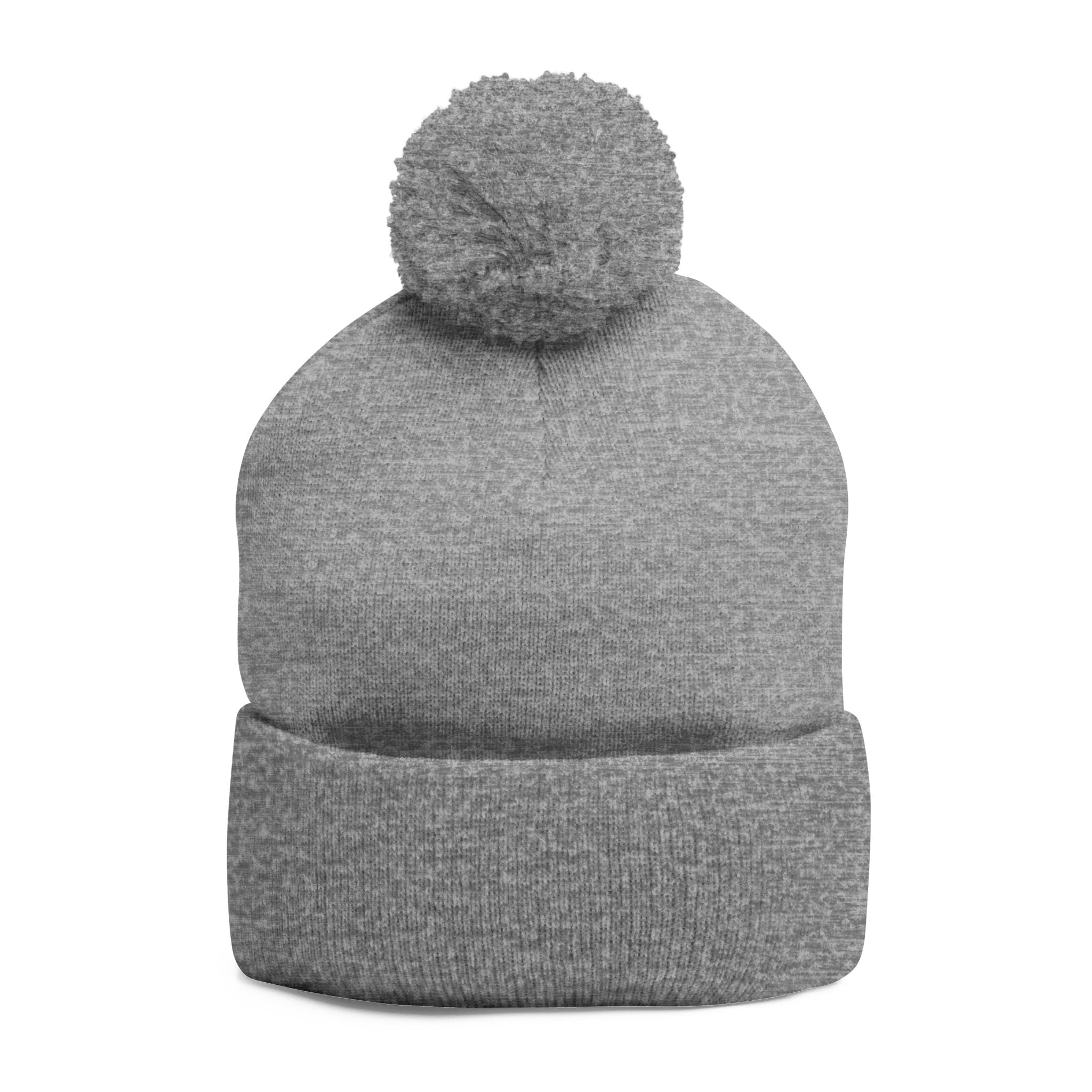 Pom-Pom Knit Cap (Embroidery) Printify