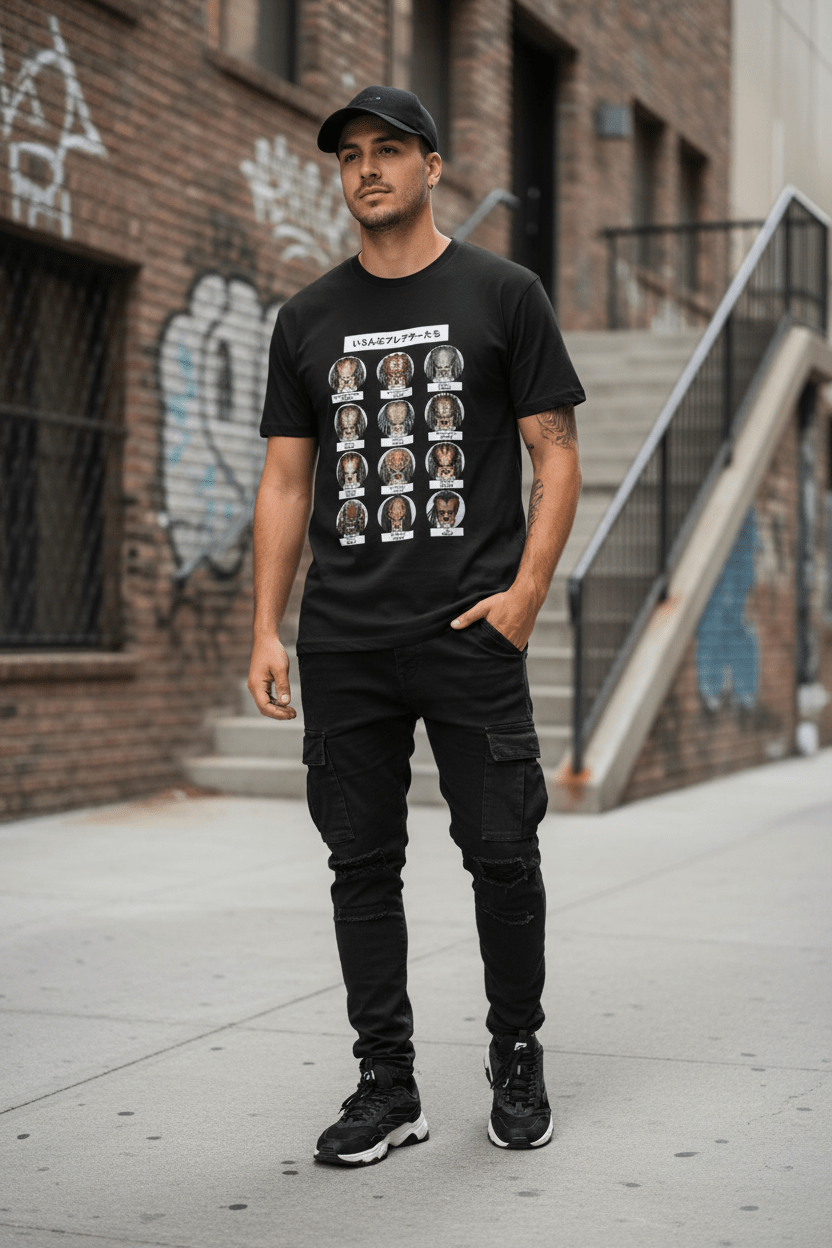 Alien Predator Tee Urban Casual