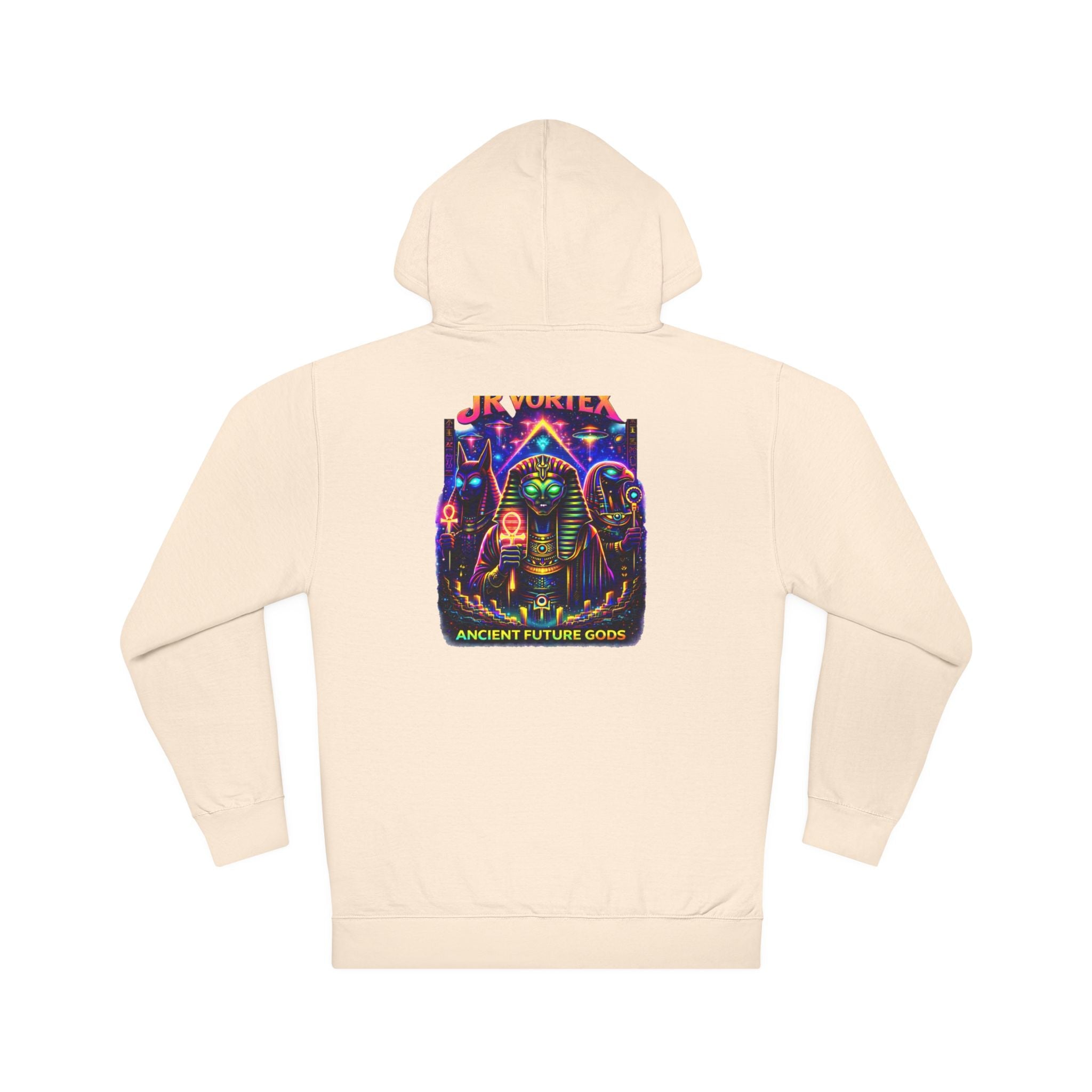 Psychedelic Eye Hoodie — Vortex Ancient Future Graphic Sweatshirt Printify