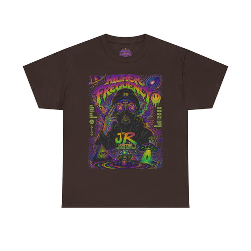 Psychedelic 'Higher Frequency' Graphic Tee