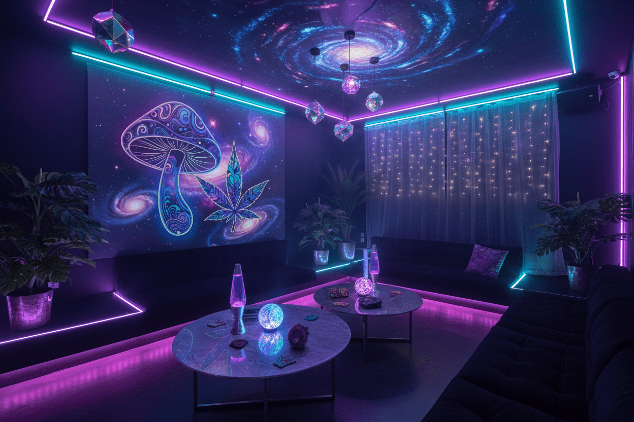 Neon Lounge Space