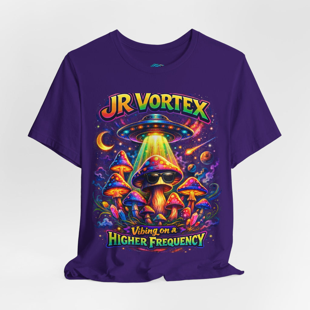 Psychedelic Mushroom Tee — "JR Vortex" Vibing on a Higher Frequency Printify