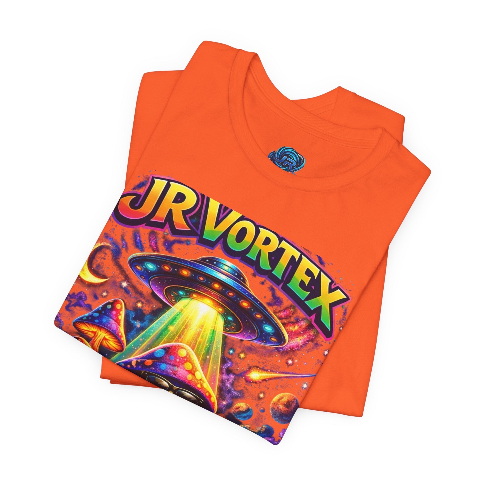 Psychedelic Mushroom Tee — "JR Vortex" Vibing on a Higher Frequency Printify