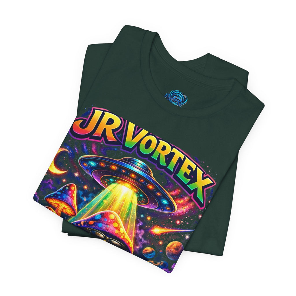 Psychedelic Mushroom Tee — "JR Vortex" Vibing on a Higher Frequency Printify