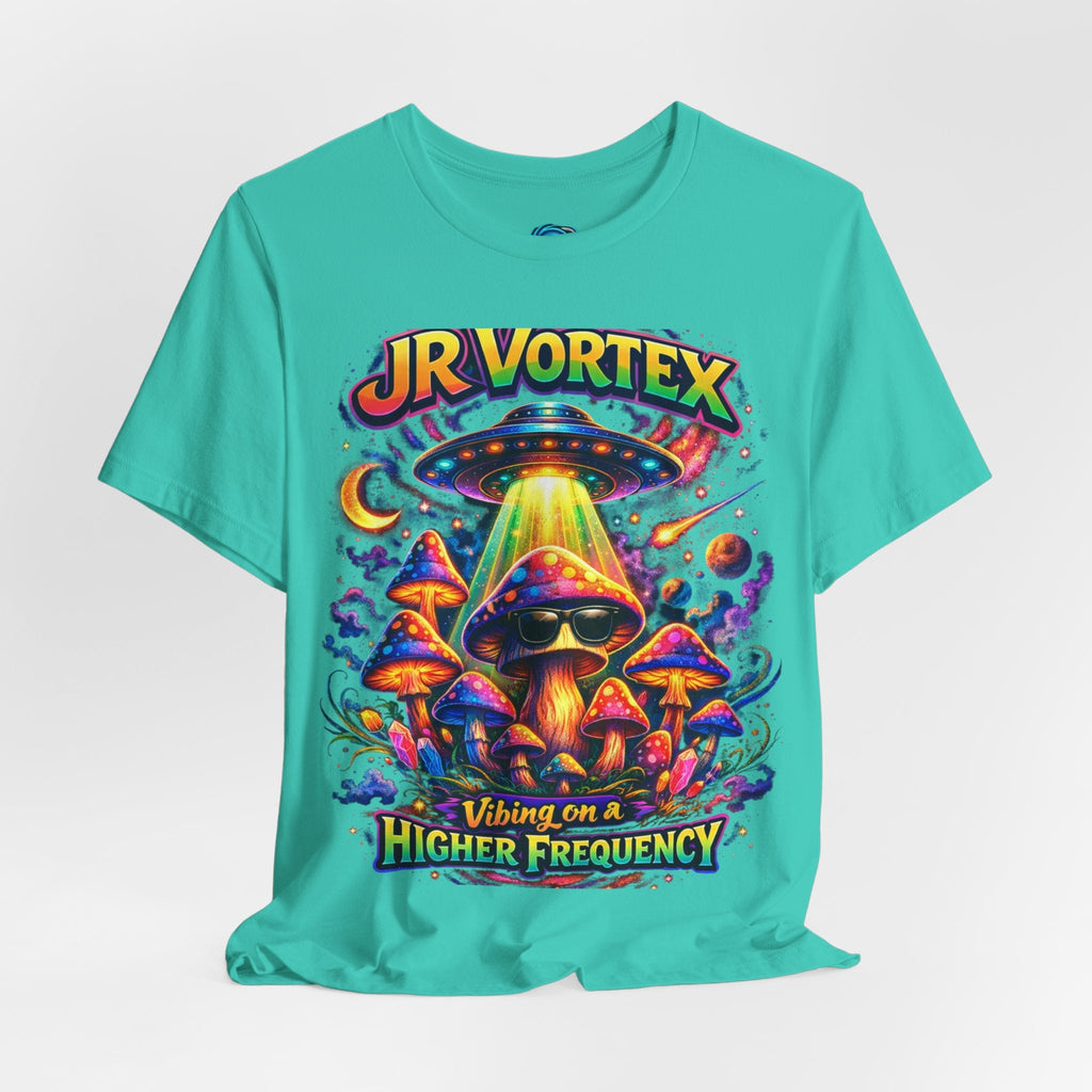 Psychedelic Mushroom Tee — "JR Vortex" Vibing on a Higher Frequency Printify