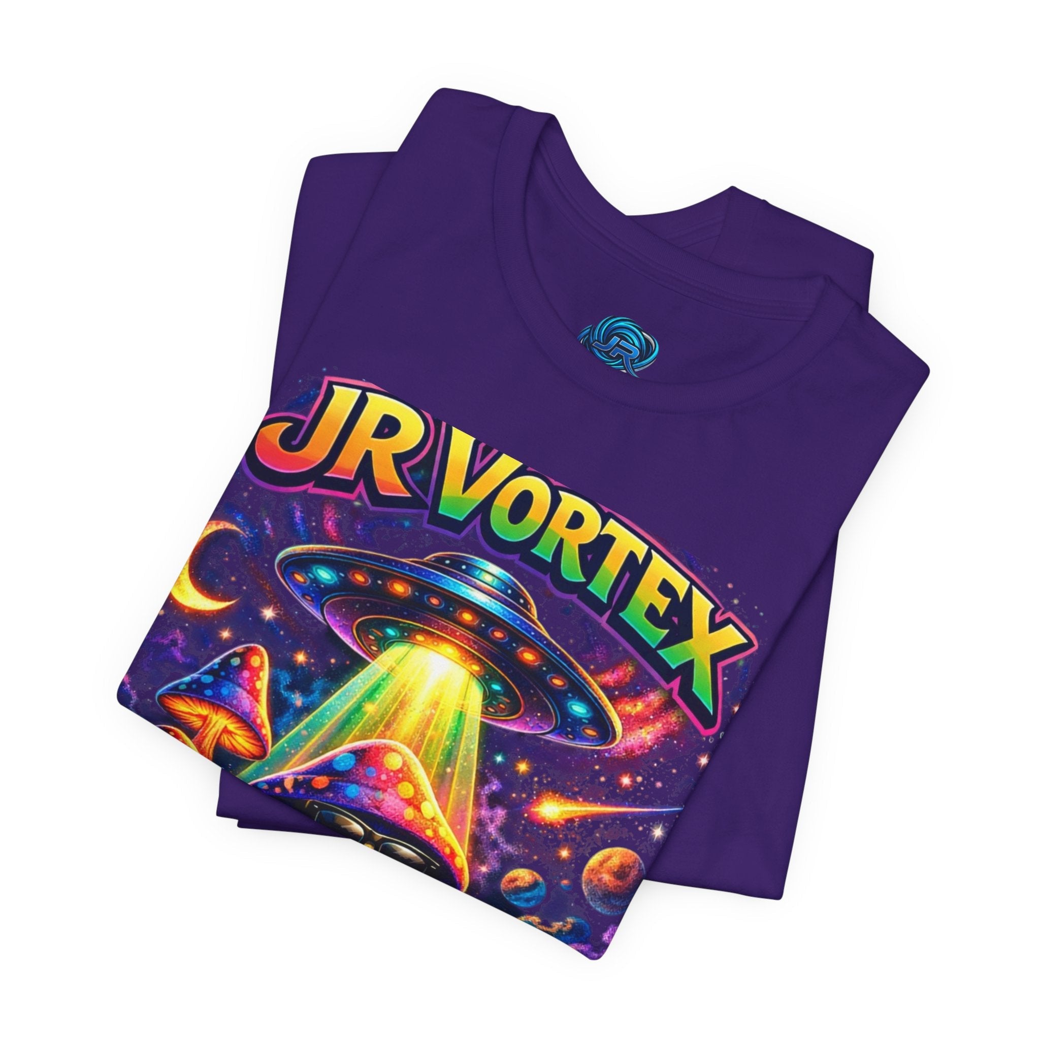 Psychedelic Mushroom Tee — "JR Vortex" Vibing on a Higher Frequency Printify
