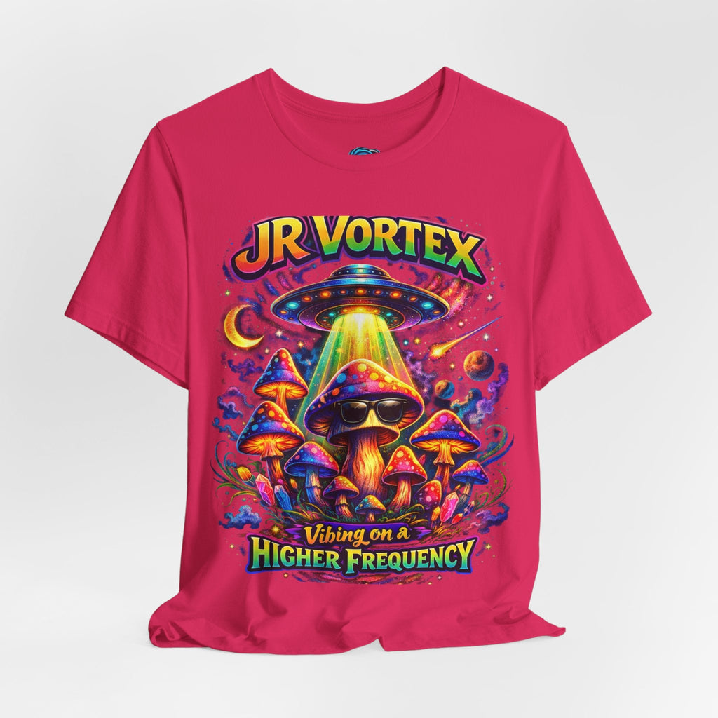 Psychedelic Mushroom Tee — "JR Vortex" Vibing on a Higher Frequency Printify