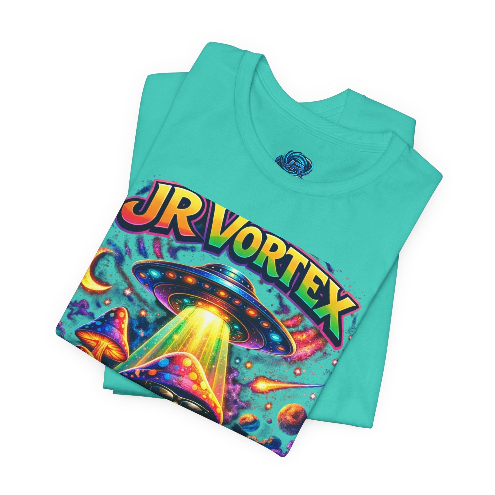 Psychedelic Mushroom Tee — "JR Vortex" Vibing on a Higher Frequency Printify