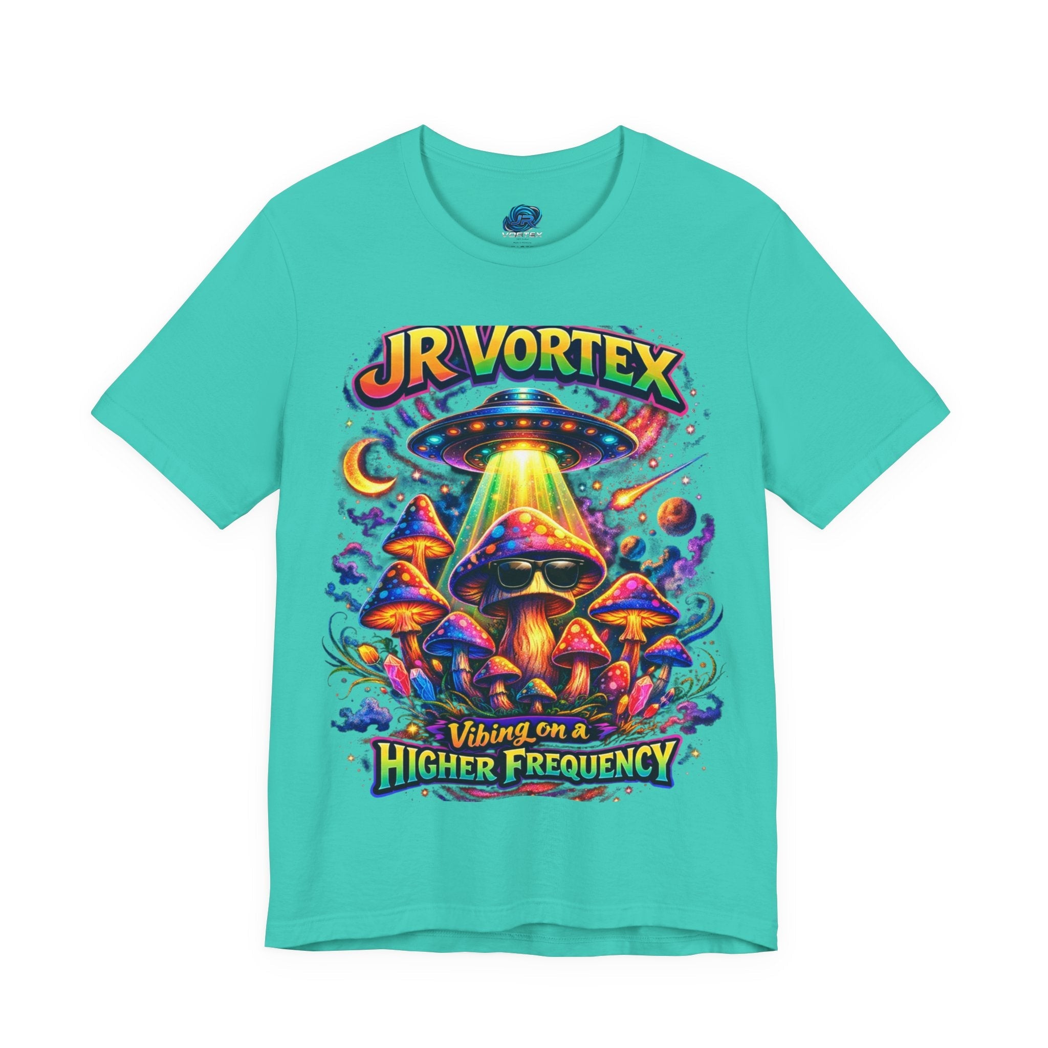 Psychedelic Mushroom Tee — "JR Vortex" Vibing on a Higher Frequency Printify
