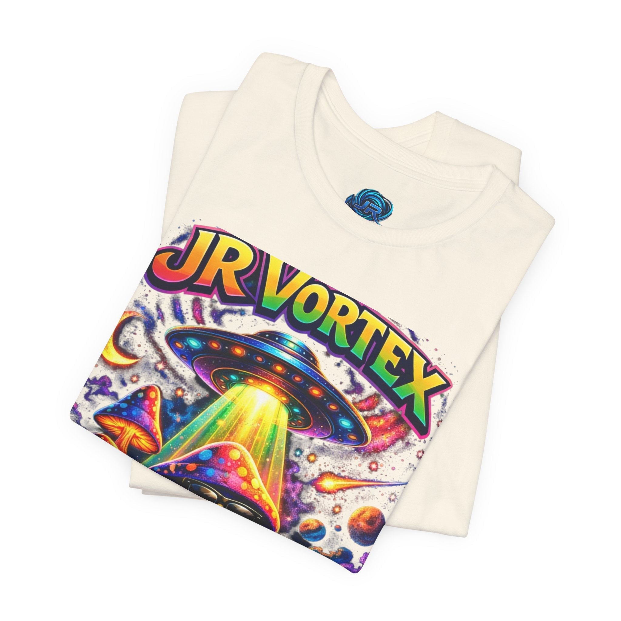 Psychedelic Mushroom Tee — "JR Vortex" Vibing on a Higher Frequency Printify