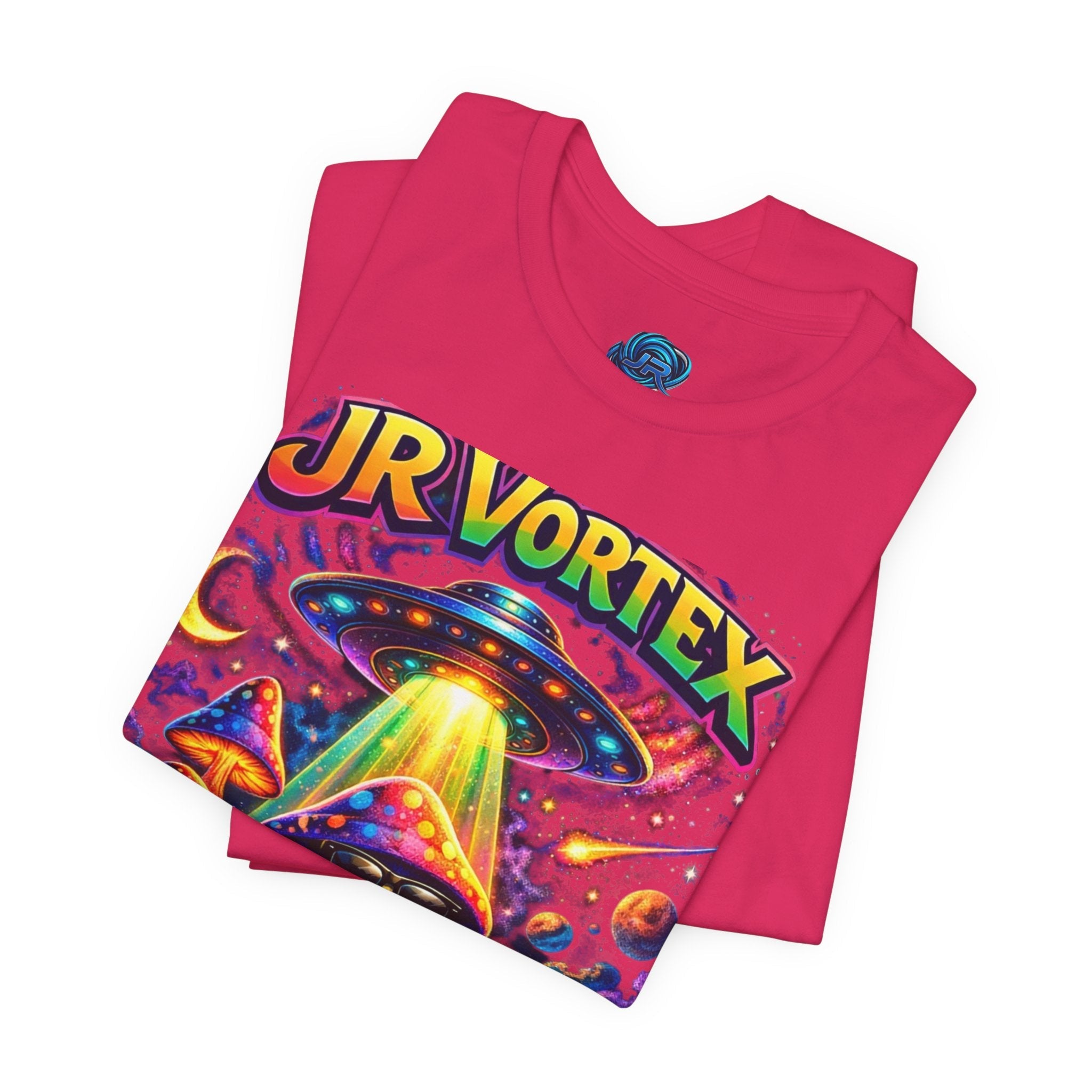Psychedelic Mushroom Tee — "JR Vortex" Vibing on a Higher Frequency Printify